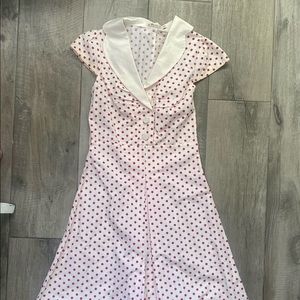 Vintage Inspired 1950s Polka Dots Dress